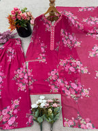 Georgette Digital Printed Pakistani Style Suit, Beautiful Gift for Her