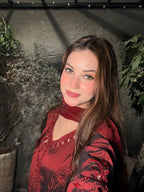 Women's Party Wear Sequin Embroidered Kurti Set with Palazzo