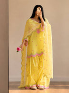 Classy Mul Chanderi Embroidery Work Salwar Suit Set