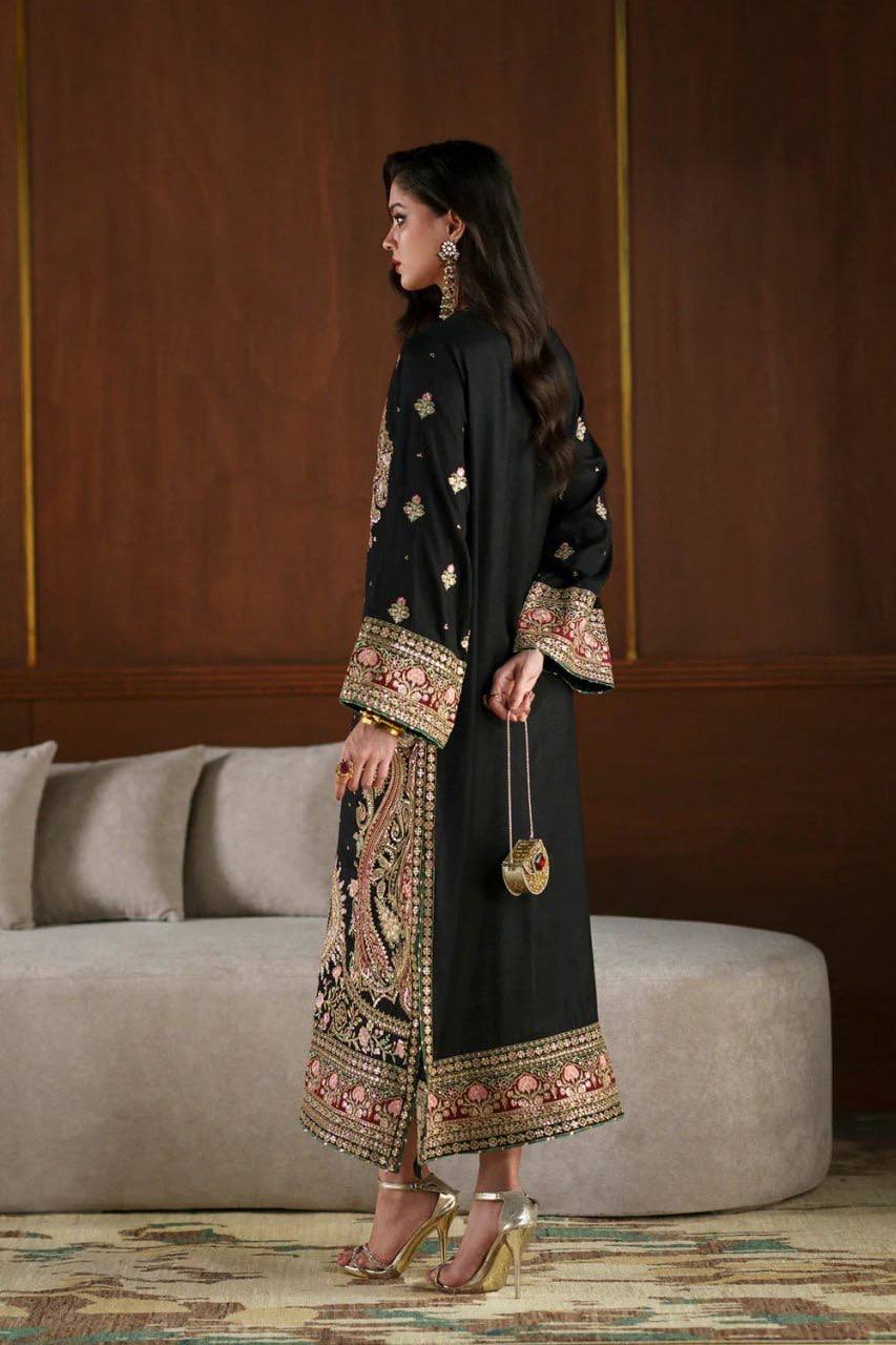 Meherika Pakistani Style Suit with Thread & Sequins Work