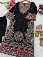 Meherika Pakistani Style Suit with Thread & Sequins Work