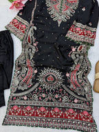 Meherika Pakistani Style Suit with Thread & Sequins Work