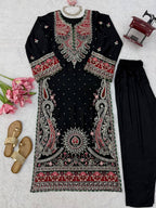 Meherika Pakistani Style Suit with Thread & Sequins Work