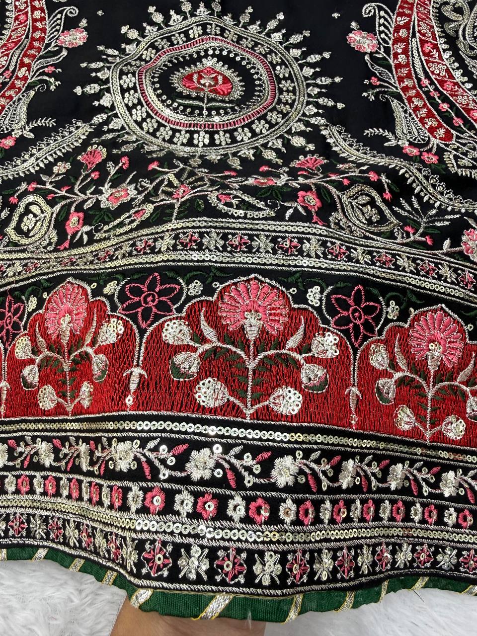 Meherika Pakistani Style Suit with Thread & Sequins Work
