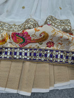 Vrishti Premium Georgette Lehenga Choli Set with Sequin & Foil Mirror Work
