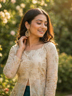Trending Designer Lehenga with Full Sleeve Embroidered Blouse