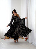 Heavy Handwork Mal Chanderi Gown Outfi