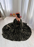Heavy Handwork Mal Chanderi Gown Outfi