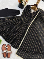 Heavy Handwork Mal Chanderi Gown Outfi