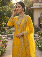 Designer Embroidery Sequence Work Palazzo Set