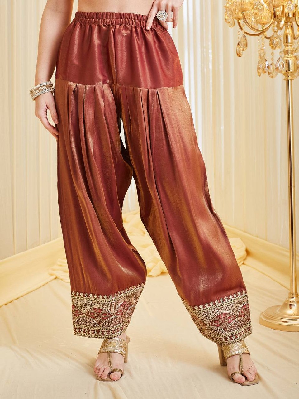 Premium Party Wear Outfit with Designer Lace Border Dupatta