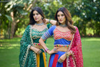 Sitara Pure Cotton Designer Lehenga Choli With 6 Meter Flair & Sequin Coding Work Bandhej Dupatta