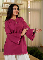 Heavy Roman Silk 5mm Sequin Embroidered Top with Matching Farshi Salwar 2-Piece Party Wear Set