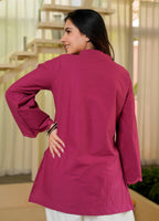 Heavy Roman Silk 5mm Sequin Embroidered Top with Matching Farshi Salwar 2-Piece Party Wear Set