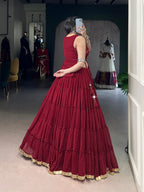 Navyara Feather-Light Navratri Lehenga with Blouse & Koti Set
