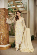Yashika Vichitra Silk Thread & Sequence Embroidered Kurti with Palazzo & Dupatta Set