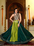 Royal Pure Cotton Designer Lehenga Choli With Heavy Thread & Sequin Work, Fancy Lace Detailing, 6 Meter Flair & Flared Choli