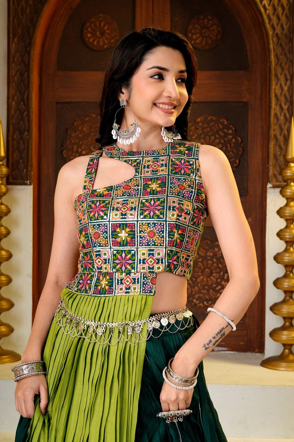 Royal Pure Cotton Designer Lehenga Choli With Heavy Thread & Sequin Work, Fancy Lace Detailing, 6 Meter Flair & Flared Choli