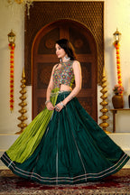Royal Pure Cotton Designer Lehenga Choli With Heavy Thread & Sequin Work, Fancy Lace Detailing, 6 Meter Flair & Flared Choli