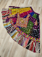 Raas Rangini Designer Georgette Printed Navratri Lehenga Choli with Kutchi Gamthi Embellished Work
