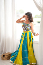 Noor Gota Patti Heavy Rayon Embroidered Lehenga Choli