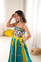 Noor Gota Patti Heavy Rayon Embroidered Lehenga Choli