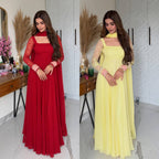 Roshni Georgette Embroidered Anarkali Suit with Pant & Dupatta