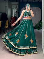 Garvika Gamthi Mirror Work Navratri Lehenga Choli Set