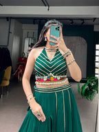 Garvika Gamthi Mirror Work Navratri Lehenga Choli Set