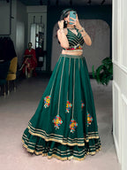 Garvika Gamthi Mirror Work Navratri Lehenga Choli Set