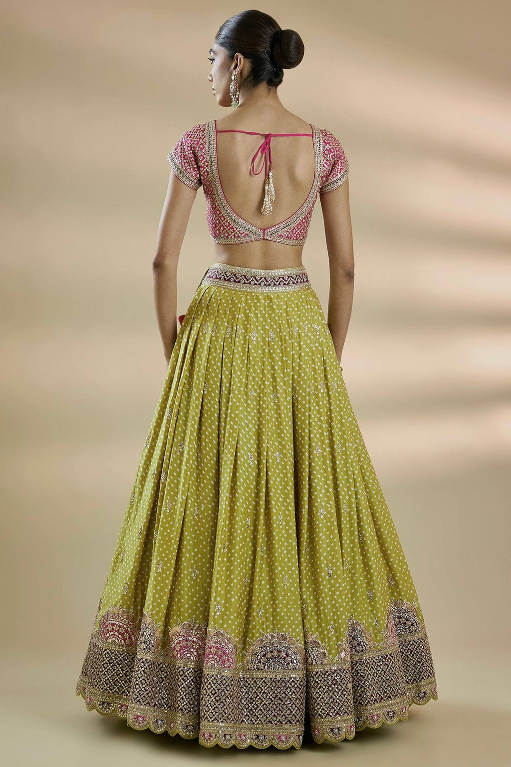 Vihana Gaji Silk Sequin Lehenga Choli with Dori & Thread Work, Thai Silk Blouse and Designer Dupatta