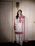 Elegant Ethnic Rayon Cotton Thread Work Suit Set