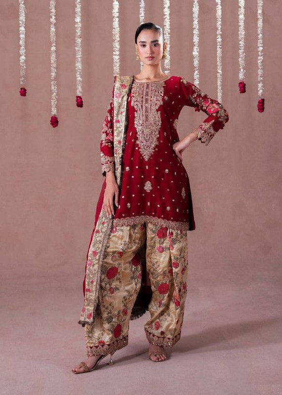 Elegant Embroidered Patiala Salwar Kameez with Georgette Dupatta Set