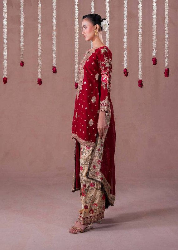 Elegant Embroidered Patiala Salwar Kameez with Georgette Dupatta Set