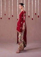 Elegant Embroidered Patiala Salwar Kameez with Georgette Dupatta Set