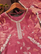 Zehra Fendy Silk Designer Sharara Suit with Multi Embroidery & Sequin Work, Fully Stitched Sharara and Matching Dupatta