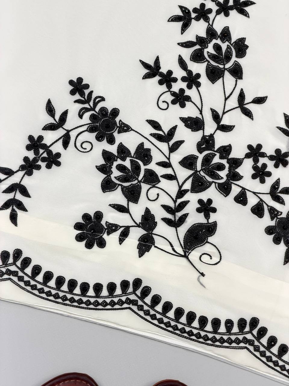 Aaradhya Heavy Faux Georgette Diamond Hand Work Embroidered Sharara Suit with Dupatta