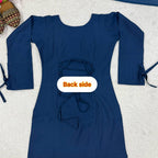 Ruhani Heavy Roman Cotton Top with Embroidered Cambric Cotton Farshi Salwar & Mal Chanderi Dupatta