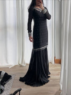 Mehar Heavy Faux Georgette Embroidered Sequence Kurti with Palazzo & Soft Net Dupatta Set