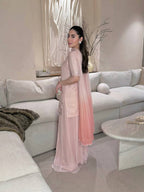 Ruhanika Heritage Designer Embroidered Sharara Palazzo Set