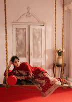 Ziyana Roman Silk Thread & Sequence Embroidered Kurti with Palazzo & Faux Georgette Dupatta Set