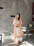 Zareen Heavy Faux Georgette Sequin Embroidered Palazzo Suit Set with Matching Dupatta