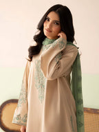 Ridhanya Pure Roman Silk Sequins Embroidered Palazzo Suit with Georgette Dupatta