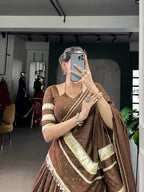 Sakhi Pure Chanderi Zari Woven Lehenga Choli with Dupatta