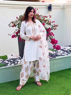 Heavy Crepe Silk Farshi Suit with Multy Thread Sequence Work
