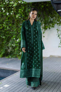 Inaya Georgette Embroidered Palazzo Suit Set with Matching Dupatta