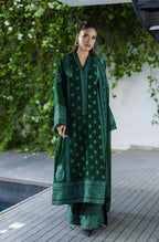 Inaya Georgette Embroidered Palazzo Suit Set with Matching Dupatta