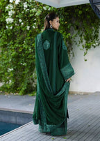 Inaya Georgette Embroidered Palazzo Suit Set with Matching Dupatta