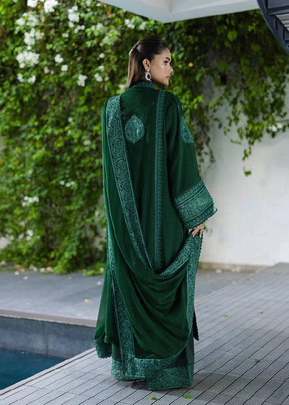 Inaya Georgette Embroidered Palazzo Suit Set with Matching Dupatta