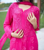 Festive Wear Embroidered Palazzo Suit with Designer Dupatta